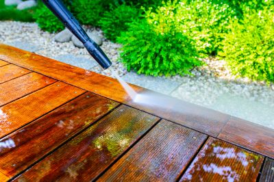 Deck Pressure Washing detail