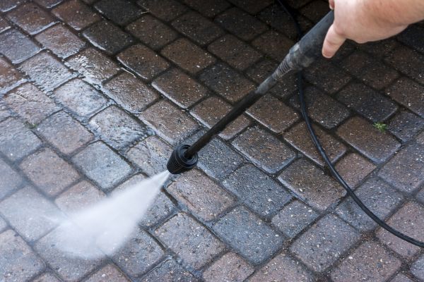 Patio Pressure Washing in Clovis