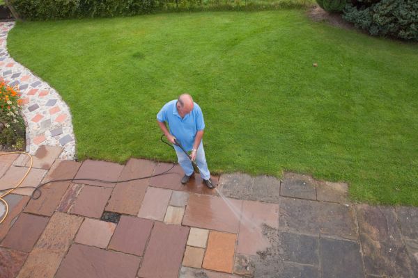 Pavers Pressure Washing in Clovis