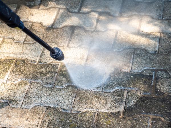 Paver Pressure Washing in Clovis